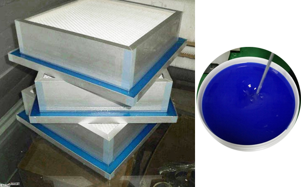 空氣過濾器液槽密封膠使用案例-蘇州凈化設備公司