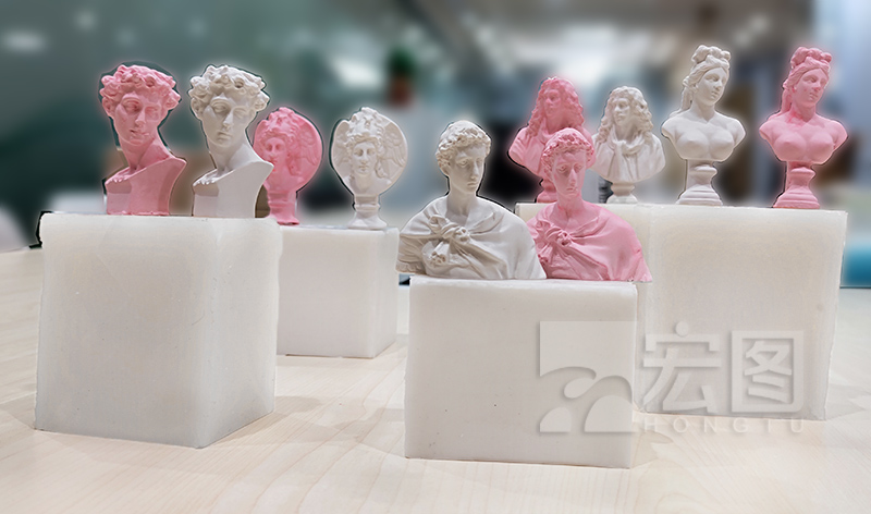 DIY石膏雕塑硅膠模具